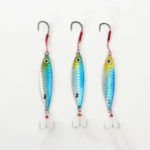 지그 바이브 메탈바이브레이션 20g 갈치 루어 유혹 블루 3p세트 메탈 메탈지그