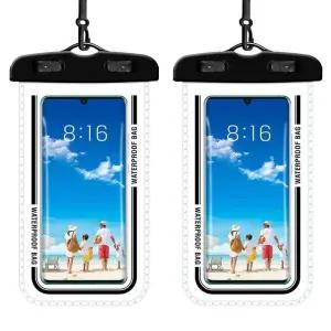 뉴워터 스마트폰 휴대폰방수팩가방 2p세트(블랙) 핸드폰방수팩 방수팩 핸드폰방수팩가