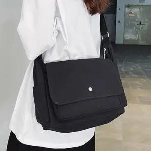 기본 - 스타일 가방 남녀공용 크로스백 2컬러 캔버스