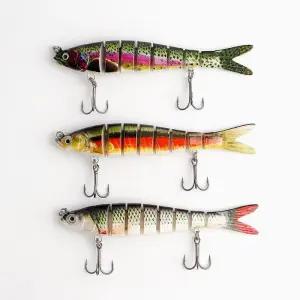 루어미끼 가짜미끼 관절 루어 히트피싱 바다낚시 관절베이트 8단 3p세트