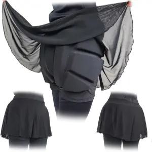 스케이팅 스피릿 패딩 반바지 보호 충돌 바지 내장 매시 스커트 커버 테일본 엉덩이 패드