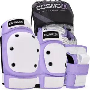 롤러 스케이팅 스케이트보드 스쿠터를 위한 손목 보호대가 있는 여성/남성/청소년용 무릎 패드 및 팔꿈치