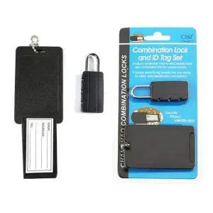 여행용 캐리어 컴비네이션 번호키 네임텍 세트 보드스티커