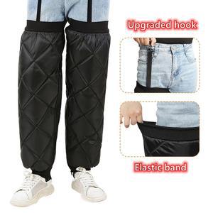 따뜻한 다리 겨울 사이클링 패드 스키 지퍼 스노보드 무릎 관절염 보호대 스포츠용 소매 보온 오토바이 야외 방수