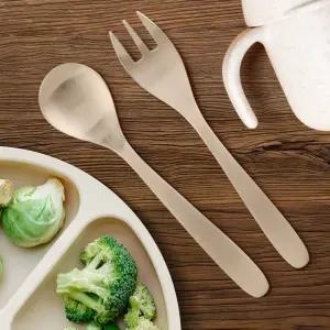 유아납작수저 어린이 스푼 놋쇠 아기 유아용 유기숟가락 방짜