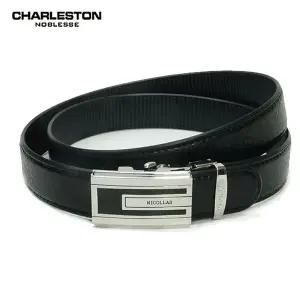 남성 자동 버클 가죽 허리띠 클래식 스타일