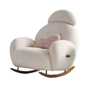 흔들 의자 1인 로킹 초대형 실내 게으른 발코니 그네 목재