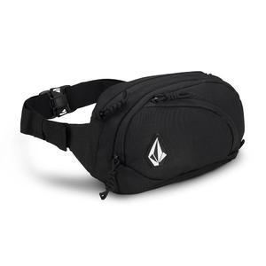 VOLCOM 남성용 스트랩 슬링 백 블랙 원 사이즈