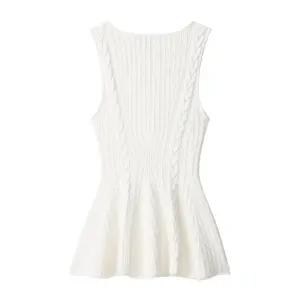 여친 스커트 니트 미니 슬림핏 톱 트위드 원픽1