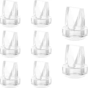 EUFY E10/E20/S1/S1 프로 교체 부품 웨어러블 유방 펌프 액세서리와 호환되는 TOVILD 8PCS 덕빌 밸브