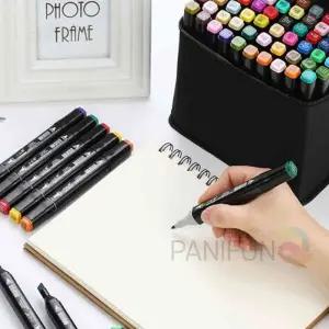 미술 드로잉펜 마커세트 채색마카 컬러 용마카 디자인도구 스케치 듀얼 트윈