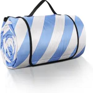 삽시셀 초대형 피크닉 담요 80인치 x 6~8인용 방수 접이식 캠핑 비치 파크용 매트