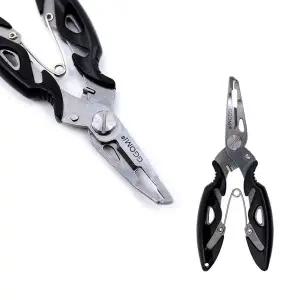 미니 낚시 플라이어 가위 바늘빼기 합사절단 도구