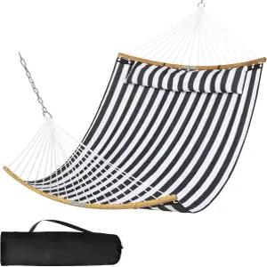 야외용 행잉 트리 해먹용 선크리에이트 해먹 스탠드용 대형 교체 검은색 줄무늬