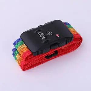 캐리어 일자 잠금 스트 TSA 벨트 LM0178 기 자물쇠 여행용파우치