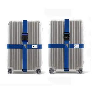 캐리어 십자 잠금 스트 버클 자물쇠 벨트 LM0179 여행 스트링