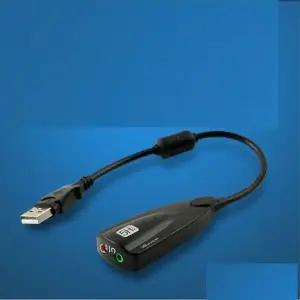 USB 오디오 7.1 외장형 사운드카드 컨버터 3.5 ST