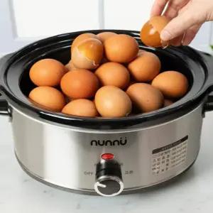 구운 계란 만들기 훈제 계란 기계 달걀 찜기 계란 쿠커 슬로우 쿠커 3.5L