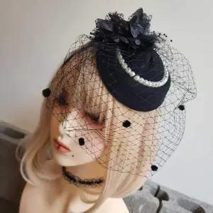 촬영 행사 그물 베레모 헤어핀 머리띠