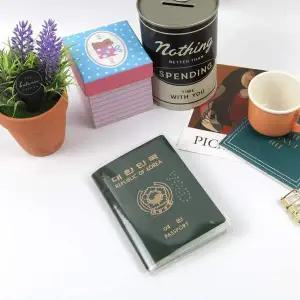 PVC재질 여권 커버 투명 케이스 1P 반투명 비닐