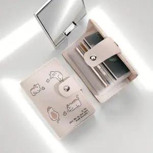 귀여운 동물 캐릭터 지갑 4종 카드 정리 홀더 대용량 지갑 홀더