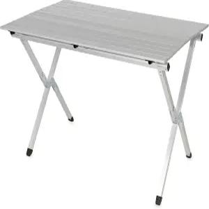 캠코 알루미늄 롤업 캠핑장 테이블 휴대용 가방 포함 - 테일게이트 캠핑 해변 파티 등에 이상적 경량