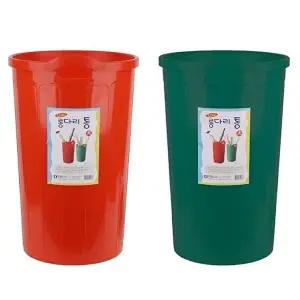 PP 원형 우산정리통-대 약32.5x52.5cm 손잡이 (KYR-WAB092C)