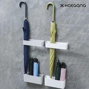 부착식 우산 꽂이 거치대 걸이 홀더 현관 문 보관함 (KYR-WFHQ8WA)
