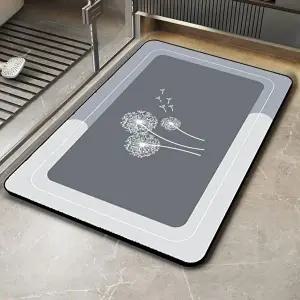 물흡수 예쁜모던 규조토 발매트 욕실 미끄럼방지 매트 (KYR-WFJUXU5)