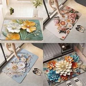 3D 규조토 발매트 빨아쓰는 주방 매트 욕실매트 (KYR-WFFIF3I)