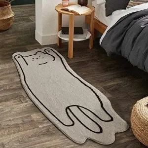 욕실 주방 고양이 캐릭터 현관 미끄럼방지 발매트 (KYR-WC82774)