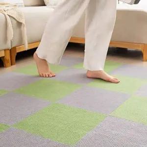 카페트 피스 블럭 러그 30x30cm 4가지 색상 10p (KYR-WE8D993)