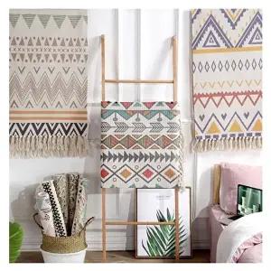 (60X180)크레용 에스닉 태슬 러그 침실 러그 캠핑 (KYR-WC2998F)