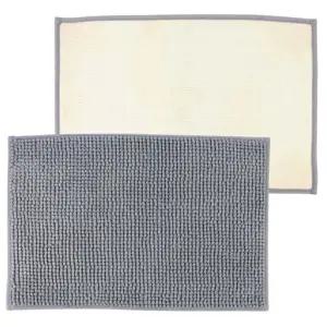 발코니 베란다 다용도실 주방 극세사 발매트 그레이 (KYR-WBF97E3)