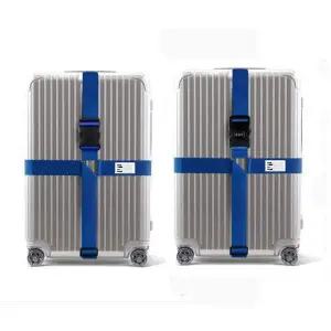 캐리어 십자 잠금 스트 버클 자물쇠 벨트 LM0179 여행 스트링