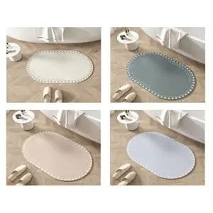 욕실 주방 논슬립 흡수좋은 라운드 푹신 발매트 (KYR-WD1A0E6)