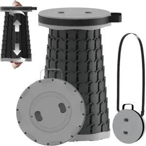 플로깅 2026 업그레이드된 휴대용 접이식 스툴 최대 무게 440파운드 가볍지만 튼튼한 야외 낚시 하이킹