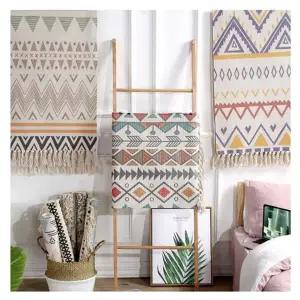 (60X180)크레용 에스닉 태슬 러그 침실 러그 캠핑 (KYR-WC2998F)