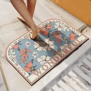 규조토원더발매트 흡수 욕실 화장실 미니러그 북유럽 (KYR-WA89382)