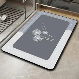 물흡수 예쁜모던 규조토 발매트 욕실 미끄럼방지 매트 (KYR-WFJUXU5)