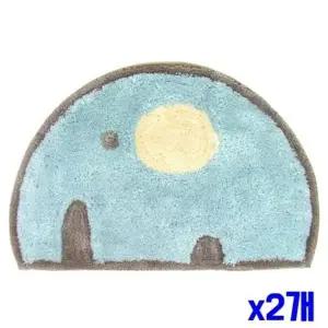 부드러운 코끼리 발매트 40x60cm 색상랜덤 x2개 (KYR-WF7D1DA)