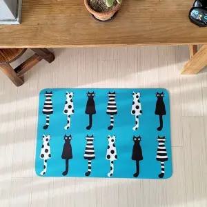 설렘하우스 캣츠 규조토 발매트 욕실 주방 40x60 (KYR-WB84523)