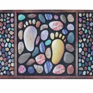 인조양모 현관매트 화장실러그 거실러그 바닥매트 (KYR-WFJG9YS)