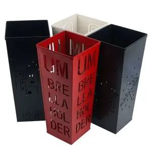 철제 사다리꼴 인테리어 우산꽂이 우산 보관 통 (KYR-WFIN5WA)