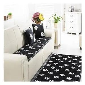 극세사 곰발바닥(블랙) 250cm+순면쿠션+솜(2개포함) (KYR-W501791)