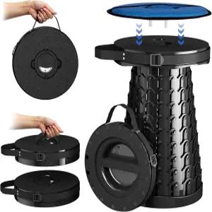 탈착식 쿠션 및 방수 보관 가방이 있는 접이식 의자 XXL 19.7인치 - 캠핑 여행 최대 용량 1000파운드의