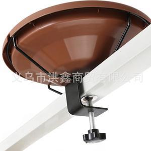 데크 레일 버드 먹이 조절 발코니 1 Rose 수제 작업 회전 트레이 벌새 스탠드