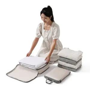 공간압축 여행용 4종세트 압축파우치 파우치 대형수납파우치