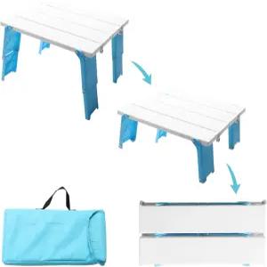 15.9 x14.2 x9.6 모래 접이식 높이 조절 가능한 대형 휴대용 비치 테이블 캠핑 피크닉 바비큐용 사이드
