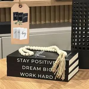 가정용 장식용 AMINALUX 장식 도서 - Faux 커피 테이블 책꽂이 입구 콘솔 모던 럭셔리 디자이너 세트